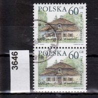 Polen Mi. Nr. 3646 - 2fach senkrecht - Polnische Gutshöfe o <