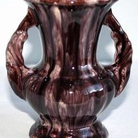 Vase mit brauner Glasur vermutl. Jasba 50er Jahre