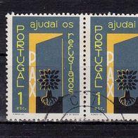 Portugal Mi. Nr. 881 - 2-fach - Weltflüchtlingsjahr 1959(60 o <