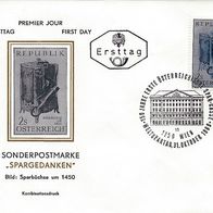 Österreich FDC Mi. Nr. 1317 " Spargedanke "