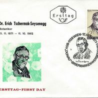 Österreich FDC Mi. Nr. 1378 " 100. Geburtstag Erich Tschermak-Seysenegg"