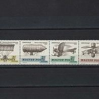 Ungarn 1967. Mi.2317.1.I.A.-2320.I.A. 4er Streifen Postf