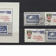Ungarn 1965 1/2 Block.47.A. + Marken Mi.2125.A. gest.