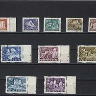 Ungarn 1961 Mi.1737.A. - 1746.A. kompl. gest.