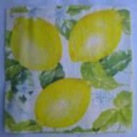 3 Servietten "Lemon 004"