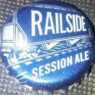 Railside Session Ale Bier Brauerei Kronkorken Kronenkorken Kanada 2016, Zug Eisenbahn