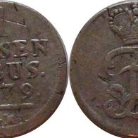 Hessen: 2 Albus 1779 B.R.