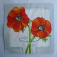 3 Servietten Poppies 047