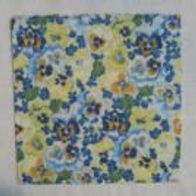 3 Servietten Pansy blaugelb 123