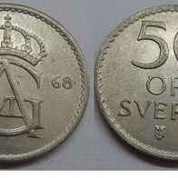 Schweden 50 Öre 1968 ## D2
