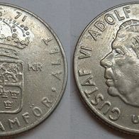 Schweden 1 Krona 1971 ## Be4