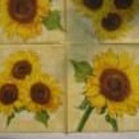 3 Servietten Girasole 176