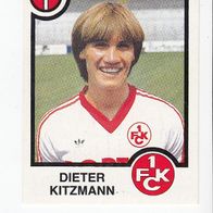 Panini Fussball 1984 Dieter Kitzmann 1. FC Kaiserslautern Bild 170