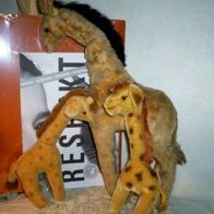 Schuco + Giraffe + 43 cm + 3 Tiere + alt + selten !!