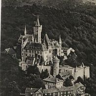 Schloß Wernigerode AK von 1960 SW gel.1961 (168)