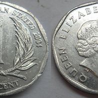 Ostkaribische Staaten 1 Cent 2004 ## Li9
