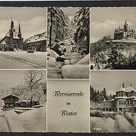 Wernigerode im Winter SW n. gel. (383)