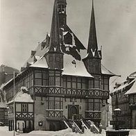 Wernigerode/ Harz Rathaus SW gel. (392)