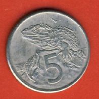 Neuseeland 5 Cents 1982