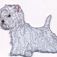West Highland White Terrier - Stickemblem