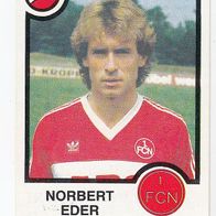 Panini Fussball 1984 Norbert Eder 1. FC Nürnberg Bild 306