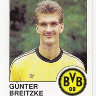 Panini Fussball 1990 Günter Breitzke Borussia Dortmund Nr 45