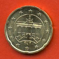 Deutschland 20 Cent 2016 F