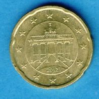 Deutschland 20 Cent 2012 F