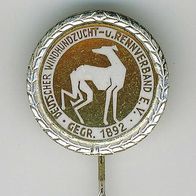 Windhund Rennverband 1892 Anstecknadel Abzeichen Pin :