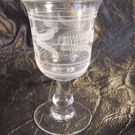 Altes Likör-Glas, um 1910