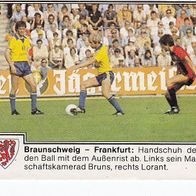Panini Fussball 1980 Eintracht Braunschweig - Eintracht Frankfurt Nr 52