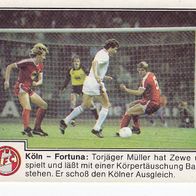 Panini Fussball 1980 1. FC Köln - Fortuna Düsseldorf Nr 195