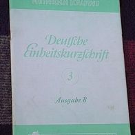 Deutsche Einheitskurzschrift 3 Ausgabe B, 1957