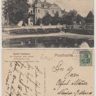 Langebrück 1912 Gasthof Schönborn Top-Karte