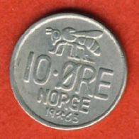 Norwegen 10 Öre 1963