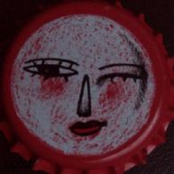 Carmines Sangria Wein Kronkorken aus Zaragoza Spanien mit Mond Kopf neu in unbenutzt