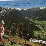 Blick in das Stubaital gel.(546)