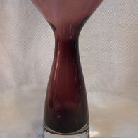 Topaz / Rauch-Glas Vase 70er J. *