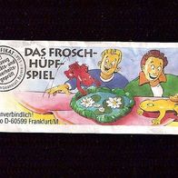 Ü - Ei Beipackzettel Das Frosch - Hüpf - Spiel 617 040