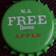 Damm Free Apple Export nach Qatar + Saudi Arabien Apfel-Bier-Mix Kronkorken unbenutzt