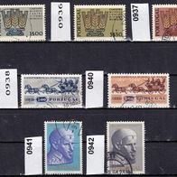 Portugal Mi. Nr. 935 + 936 + 937 + 938 + 940 + 941 + 942 o <