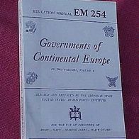 Governments of Continental Europe, 1940