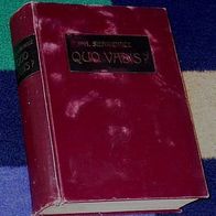 QUO VADIS, Historischer Roman von Heinrich Sienkiewicz