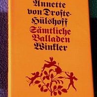 Annette von Droste-Hüllshoff - Sämtliche Balladen, 1981