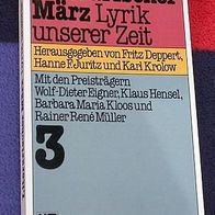 Literarischer März - Lyrik unserer Zeit 3