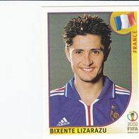 Panini Fussball WM 2002 Bixente Lizarazu Frankreich Nr 31