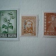 Argentinien 3 Marken Postfrisch