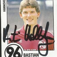 Bastian Hellberg - Hannover 96 Panini Sammelbild 88 - signiert - RAR - ausgeschnitten