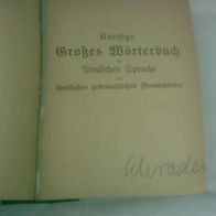 Königs Großes Wörterbuch von 1922