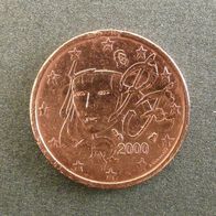 2 Cent - Frankreich - 2000